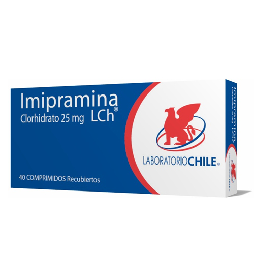 Imipramina 25mg  x 40 Comprimidos (Lab Chile)