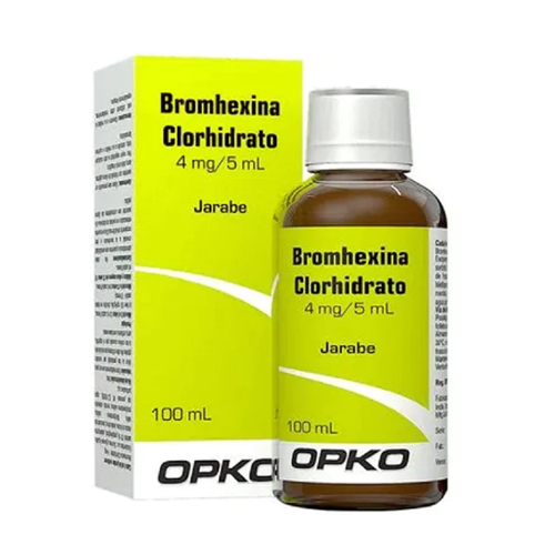 Bromhexina Clorhidrato 4mg/ 5ml x 100 ML Opko