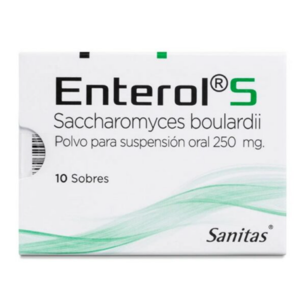 Enterol S 250mg Polvo para suspensión x 10 Sobres