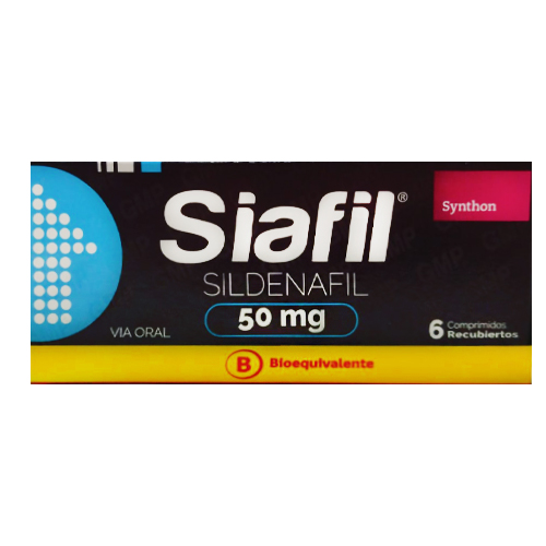 Siafil 50 mg x 6 Comprimidos Recubiertos