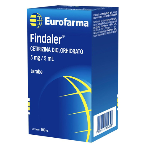 Findaler Cetirizina Diclorhidrato 5mg/5ml x 100 mL (Eurofarma)