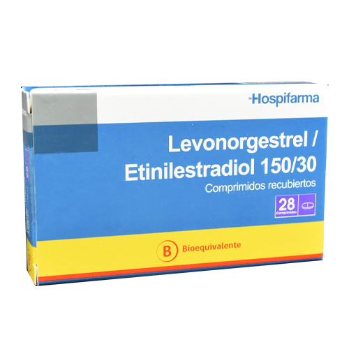 Levonorgestrel Etinilestradiol 150/30 x 28 Comp. Recubiertos