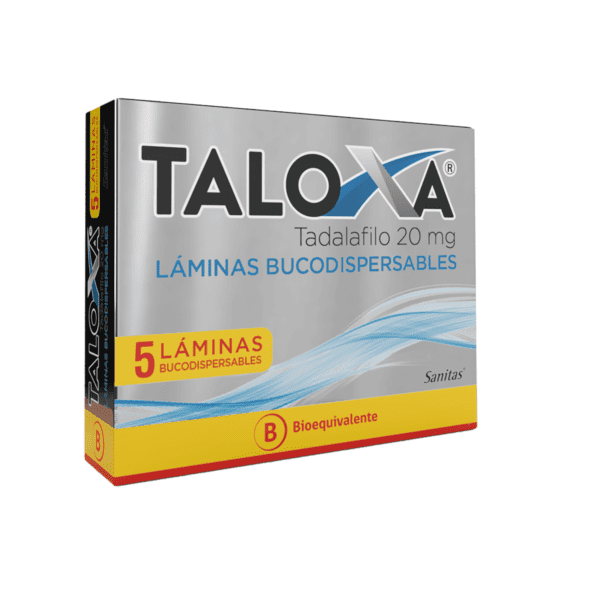 Taloxa Tadalafilo 20 Mg x 5 Laminas Bucodispersables