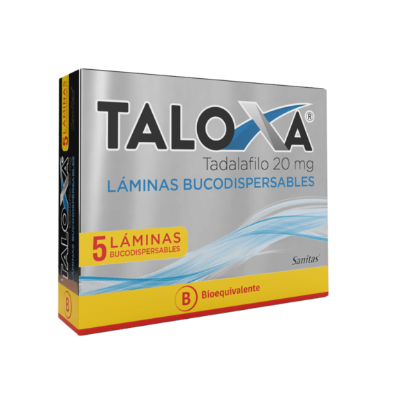 Taloxa Tadalafilo 20 Mg x 5 Laminas Bucodispersables