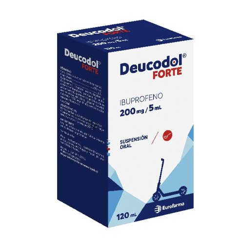 Deucodol Forte Ibuprofeno 200 mg/5 mL x 120 mL