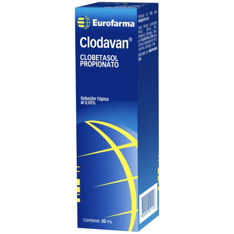 Clodavan -Clobetasol Propionato-Solución Tópica Al 0.05% 30Ml