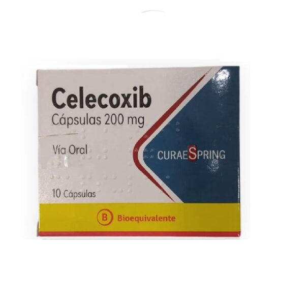 Celecoxib 200 mg x 30 cápsulas (CuraeSpring)