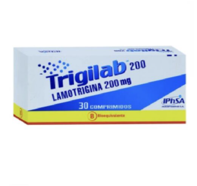 Trigilab (Lamotrigina) 200 mg x 30 Comprimidos (IphSA) Cenabast