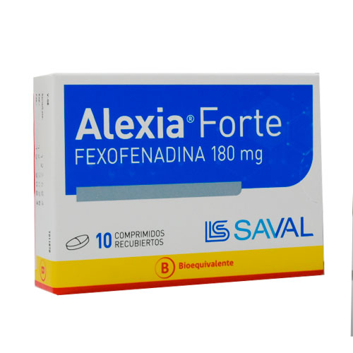 Alexia Forte 180mg x 10 Comprimidos recubiertos (Saval)