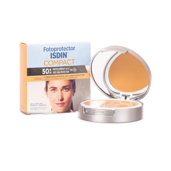 Isdin Fotoprotector Compacto Arena Fps 50 Maquillaje 10 Gr.