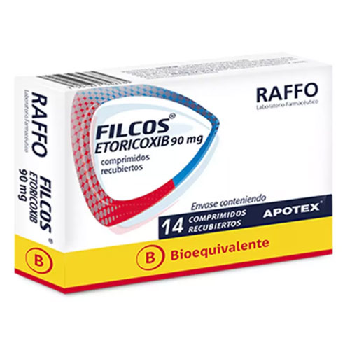 Filcos Etericoxib 90 mg x 14 Comprimidos Recubiertos