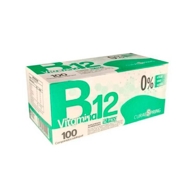 Vitamina B12 x 100 Comprimidos Sublinguales