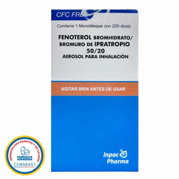 Fenoterol Aerosol para Inhalación 200 Dosis (Cenabast)