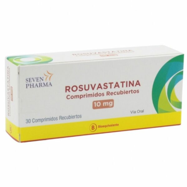 Rosuvastatina 10 mg x 30 comprimidos recubiertos (Seven Pharma) (Cenabast)