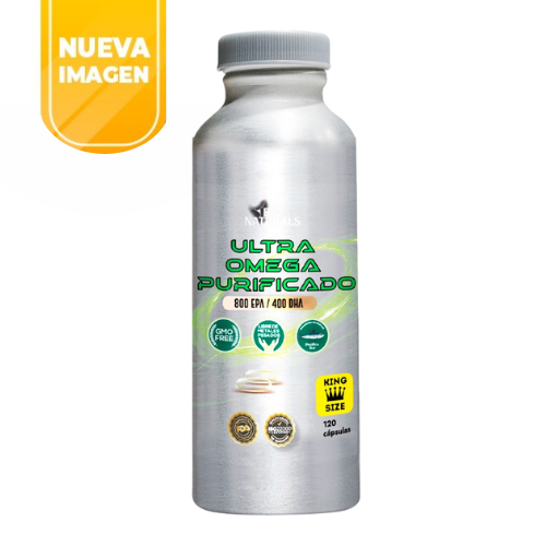 Ultra Omega Purificado 800 EPA 400 DHA x 120 cap. Softgel Bio naturals