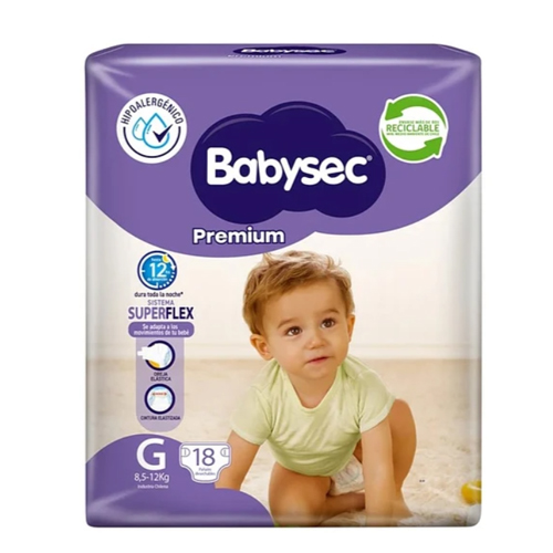 Babysec Premium G x 18 Unidades