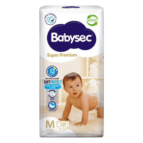 Babysec Super Premium M x 38 unidades