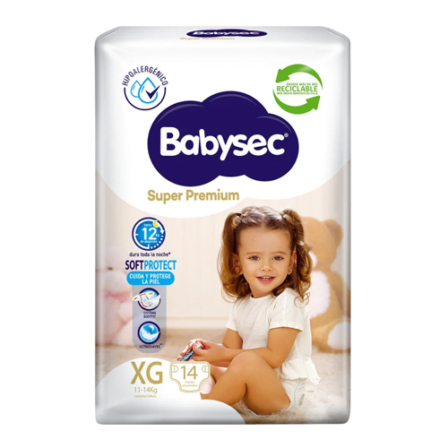 Babysec Super Premium XG x 14 unidades