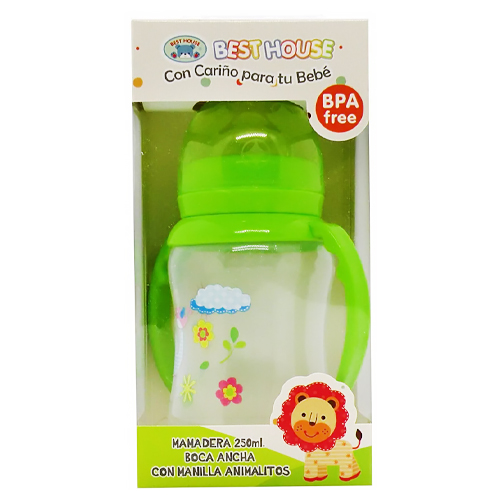 Mamadera Best house x 250 ml