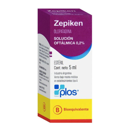 Zepiken 0.2% Solución Oftálmica 5ml (Cenabast)