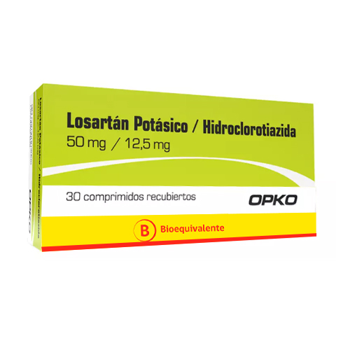 Losartan 50 mg / Hidroclorotiazida 12.5 mg x 30 Comp.