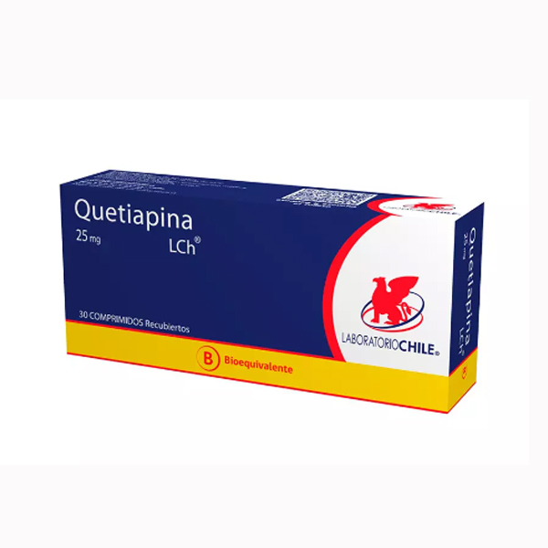 Quetiapina25mgx30Laboratorio Chile