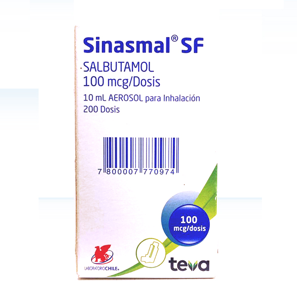 sinasmalSFsalbutamol100mcgaeroso