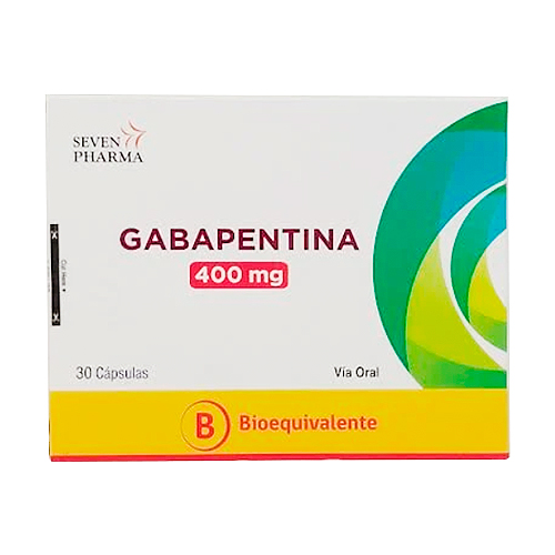 Gabapentina 400 mg x 30 cápsulas