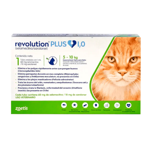 Revolution Plus Gato 5 - 10kg (1ml)