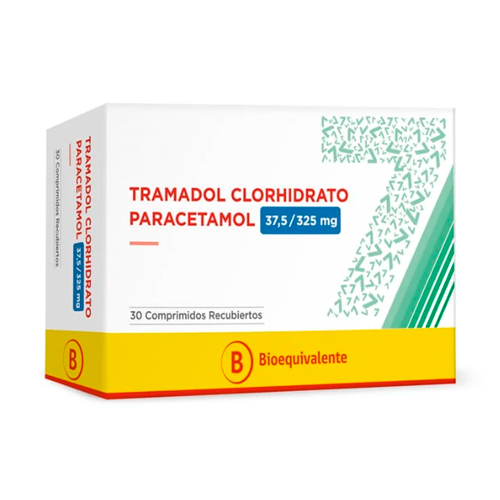 Tramadol Clorhidrato/Paracetamol 37,5-325mg x 30 Comp. Recubiertos