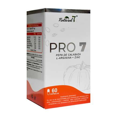 Pro 7 Pepa de calabaza x 60 cápsulas
