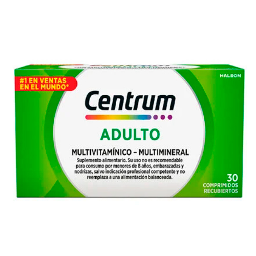 Centrum Adultos Multivitamínico x  30 comprimidos