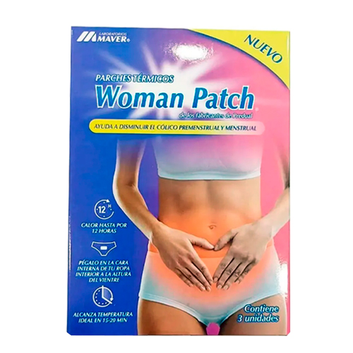 Parches Termicos Woman Patch 3 Unidades para Colico Menstrual