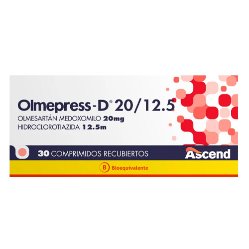 Olmepress-D 20/12,5 x 30 Comprimidos Recubiertos