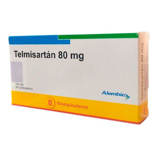 Telmisartan 80 mg x 30 comprimidos. (Cenabast)