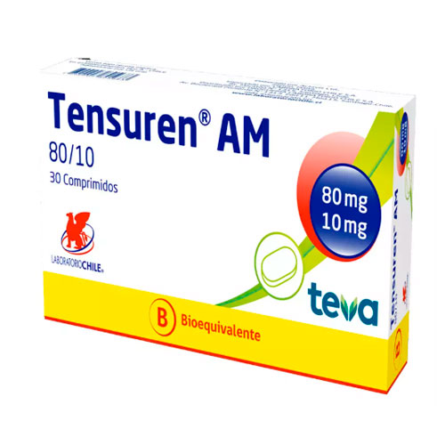 Tensuren 80mg/10mg x 30 Comprimidos