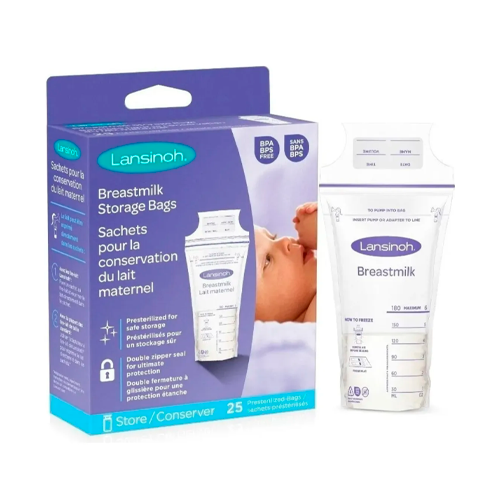 Bolsa Almacenamiento Leche Materna 25un Lansinoh