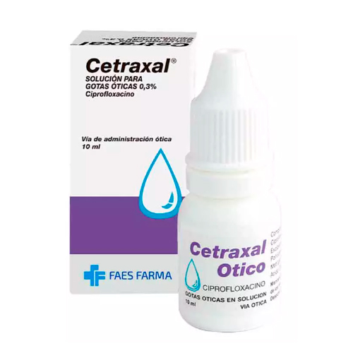 Cetraxal 0.3% Solución Ótica x 10ml (cenabast)