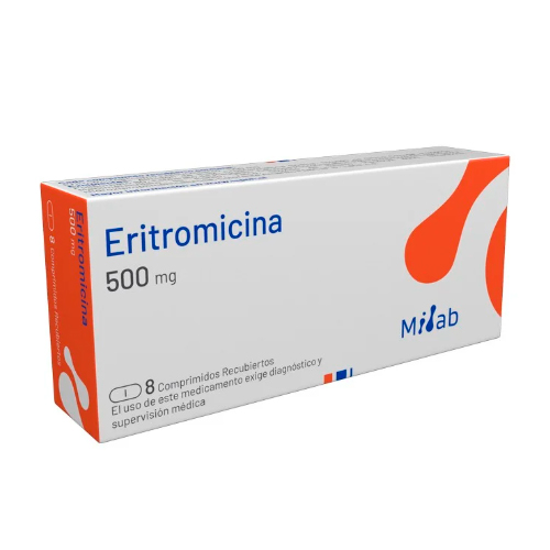 Eritromicina 500 mg x 8 Comprimidos (Cenabast)