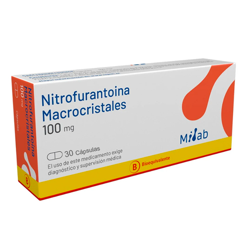 Nitrofurantoina Macrocristales 100 mg x 30 Cápsulas (Cenabast)