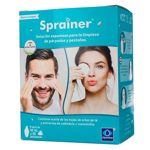 Sprainer Solución Espuma limpieza párpados y pestañas 40ml