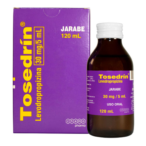 Tosedrin Levodropropizina 30 mg/5ml Jarabe x 120 mL (Cenabast)
