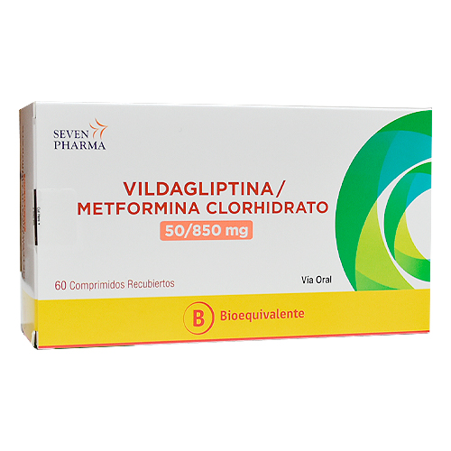 Vildagliptina/Metformina Clorhidrato 50/850 x 60 compr. (cenabast)