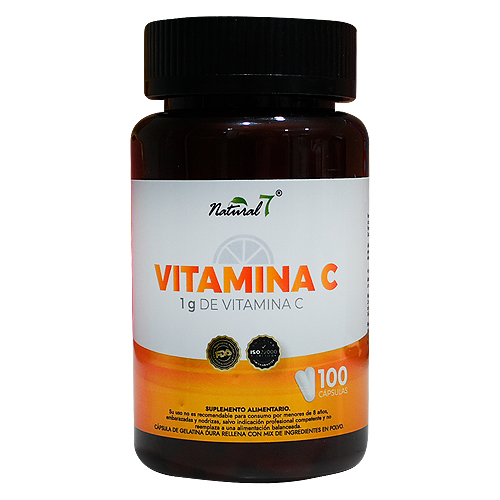 Vitamina C 1000mg x100 cápsulas F7