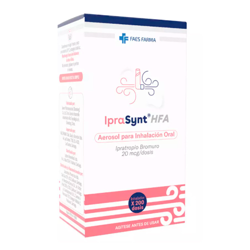 Iprasynt HFA 20mcg Inhalación x 200 Dosis
