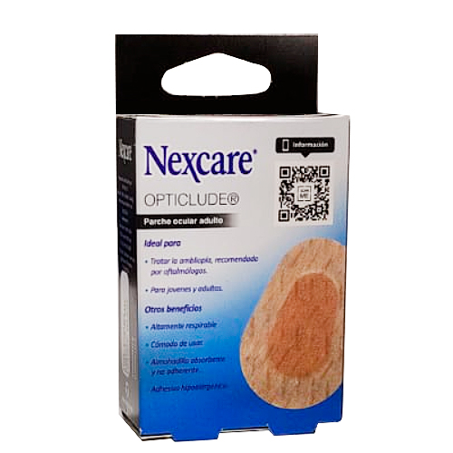 Nexcare Opticlude Parche Ocular Adulto x 5 Piezas