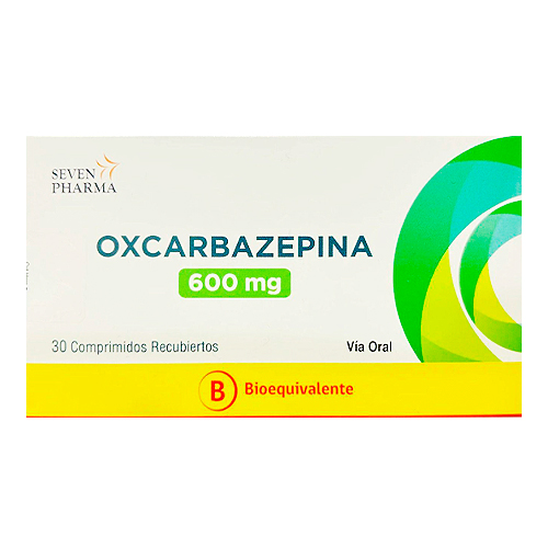 Oxcarbazepina 600 mg x 30 Comp. Recubiertos (cenabast)