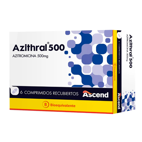 Azithral 500 x 6 Comprimidos Recubiertos (Cenabast)