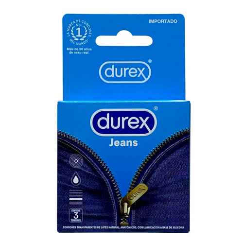 Preservativo Durex Jeans 3 Unidades