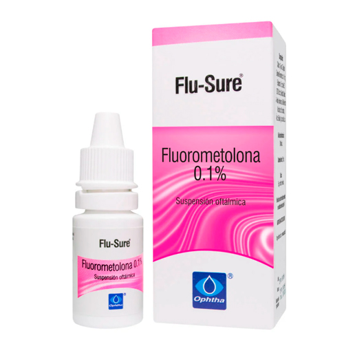 Flu-Sure Fluorometolona 0,1% Suspensión Oftálmica 5 mL